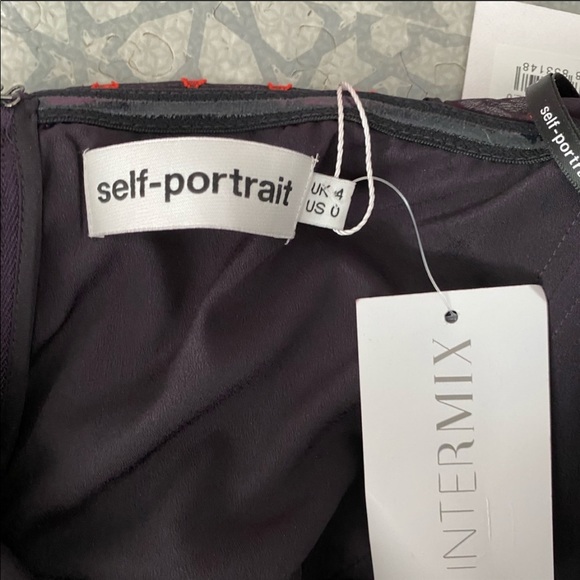 Self Portrait off shoulder mini dress - Picture 4 of 4